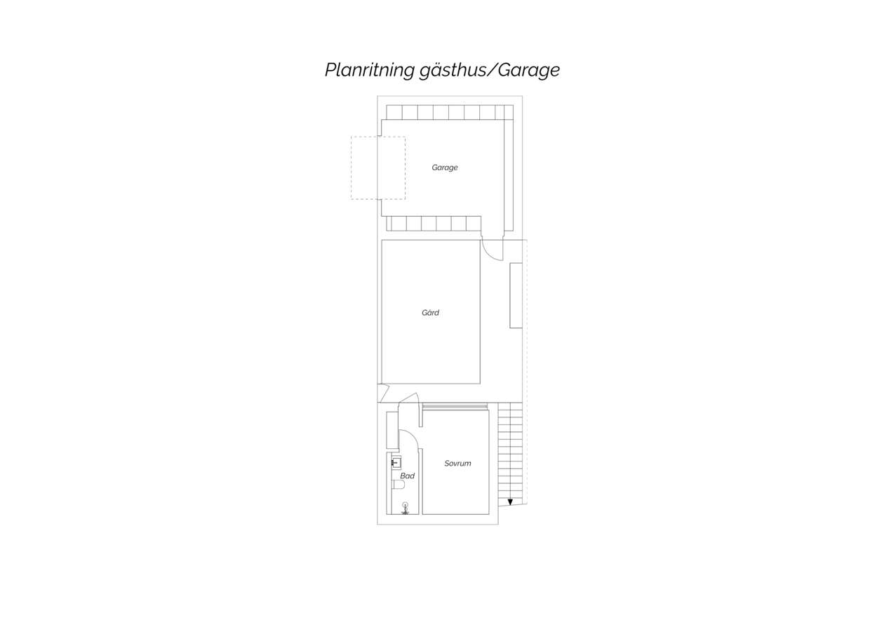 Gästhus/garage