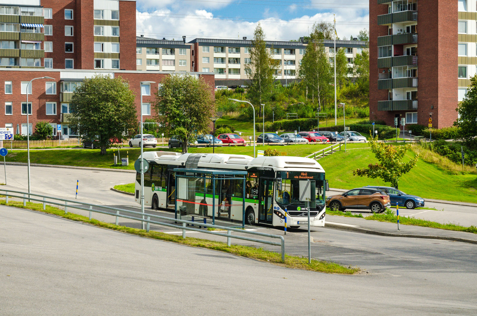 Busshålplats vid Tjädervägen