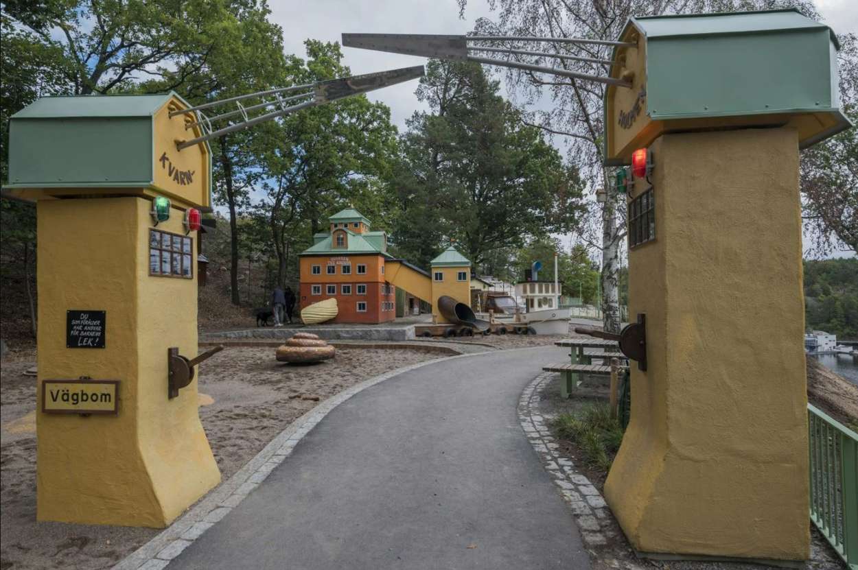 Ingång Kvarnholmsparken