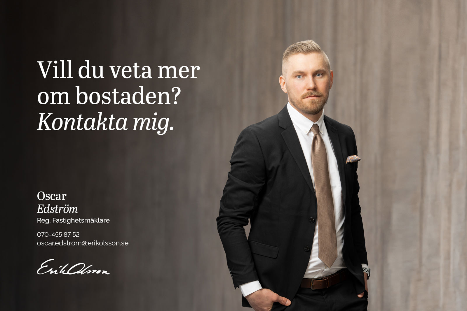 Ansvarig mäklare Oscar Edström